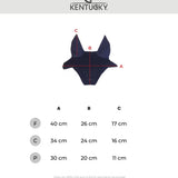 Kentucky Horsewear Wellington Ear Bonnet - Velvet Contrast