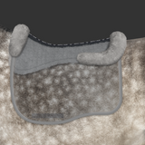 Mattes Eurofit Dressage Navy, Grey Fleece