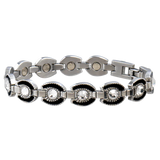 Sabona Ladies Gem Black Horseshoe Magnetic Bracelet
