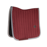 Kentucky Horsewear Velvet Contrast Saddle Pad - Dressage