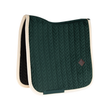 Kentucky Horsewear Velvet Contrast Saddle Pad - Dressage