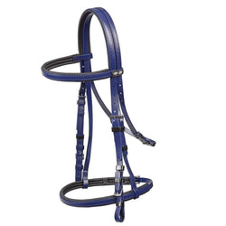 Padded PVC Bridle With Cavesson