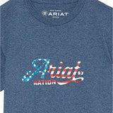 Ariat Boys Script Flag T-Shirt