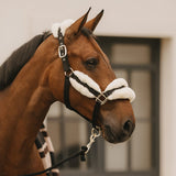 Kentucky Horsewear Nylon Sheepskin Halter Soft