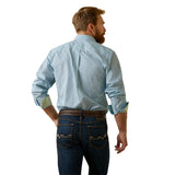 Ariat Men's WF Colten Fitted  L/S Shirt - Aqua