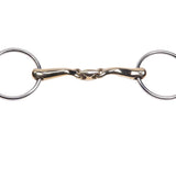 Curved Gold Training Snaffle