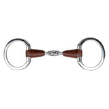 Metalab Leather Eggbutt Snaffle Double Jointed