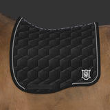 Mattes Eurofit Velvet Dressage - Black - Crystal Braid