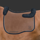 Mattes Eurofit Dressage Trim - Navy, with  Light Blue and Silver