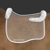 Mattes Eurofit Dressage Trim White - Black and White Braid