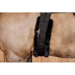 Kentucky Horsewear Sheepskin Girth - Black Fleece