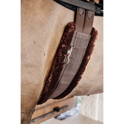 Kentucky Horsewear Sheepskin Girth - Brown Fleece