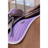 Kentucky Horsewear Velvet Contrast Saddle Pad - Showjumping