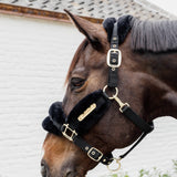 Kentucky Horsewear Nylon Sheepskin Halter Soft