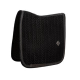 Kentucky Horsewear Velvet Saddle Pad Mini Pearls - Dressage
