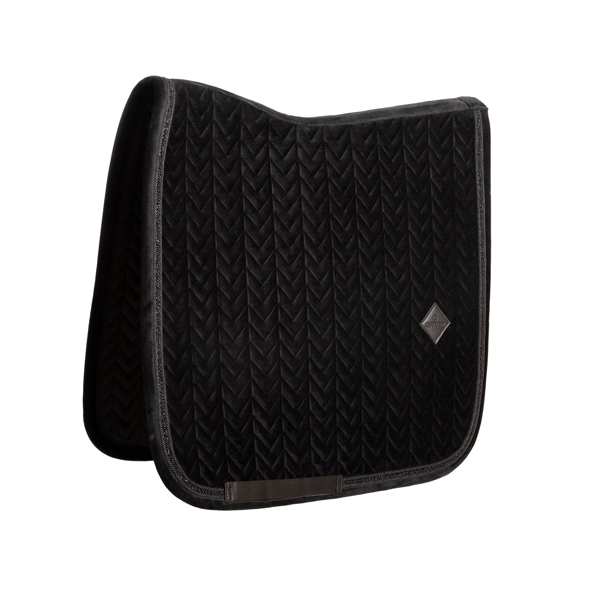 Kentucky Horsewear Velvet Saddle Pad Mini Pearls - Dressage