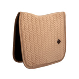 Kentucky Horsewear Velvet Saddle Pad Mini Pearls - Dressage