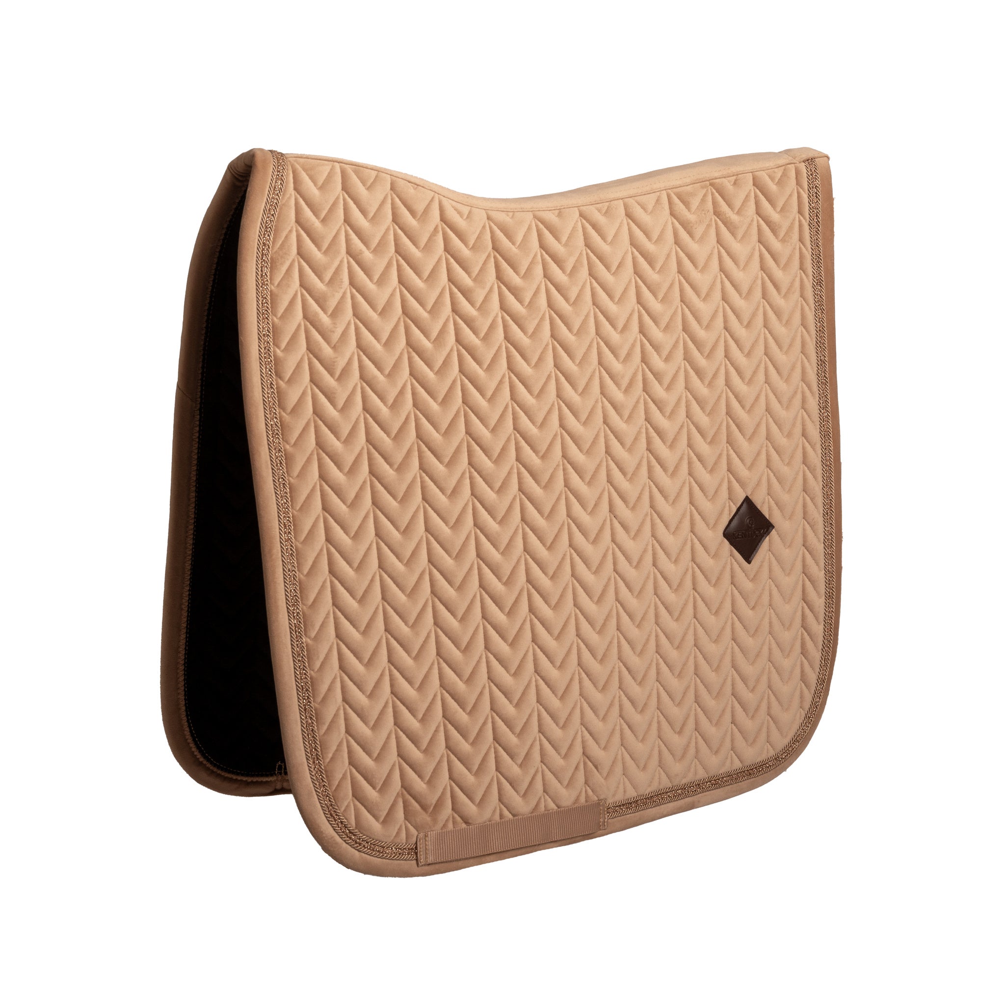 Kentucky Horsewear Velvet Saddle Pad Mini Pearls - Dressage