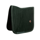 Kentucky Horsewear Velvet Saddle Pad Mini Pearls - Dressage