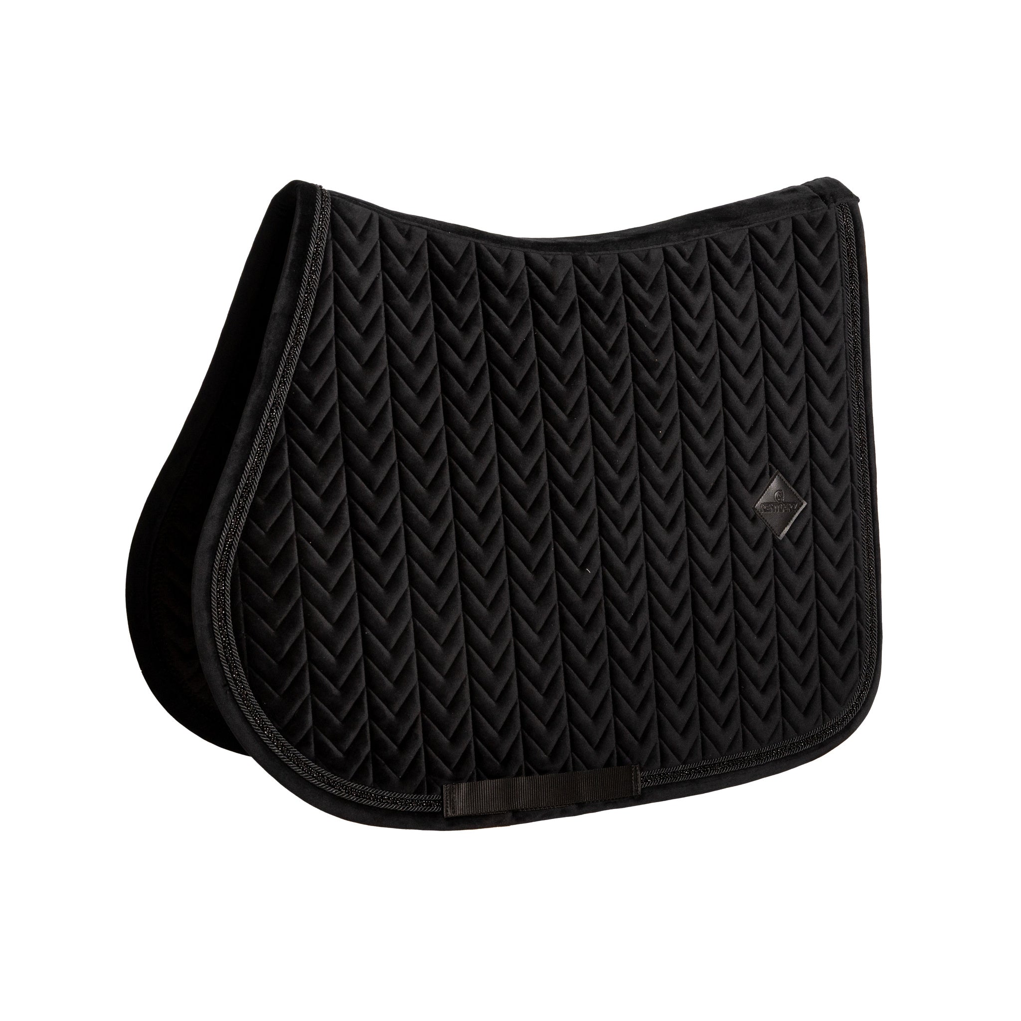 Kentucky Horsewear Velvet Saddle Pad Mini Pearls - Jumping