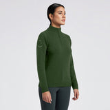 Cavalleria Toscana Lambswool Half Zip Sweater