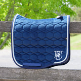 Mattes Eurofit Dressage Plain - Blue Sheen