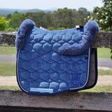 Mattes Velvet Eurofit Dressage Fleece - Cornet Blue Velvet