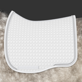 Mattes Eurofit Dressage Plain - White Braid with Crystals