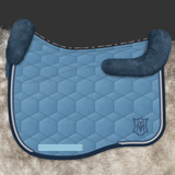 Mattes Velvet Eurofit Dressage Fleece - Cornet Blue Velvet