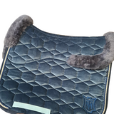 Mattes Velvet Eurofit Dressage Fleece - Cornet Blue Velvet