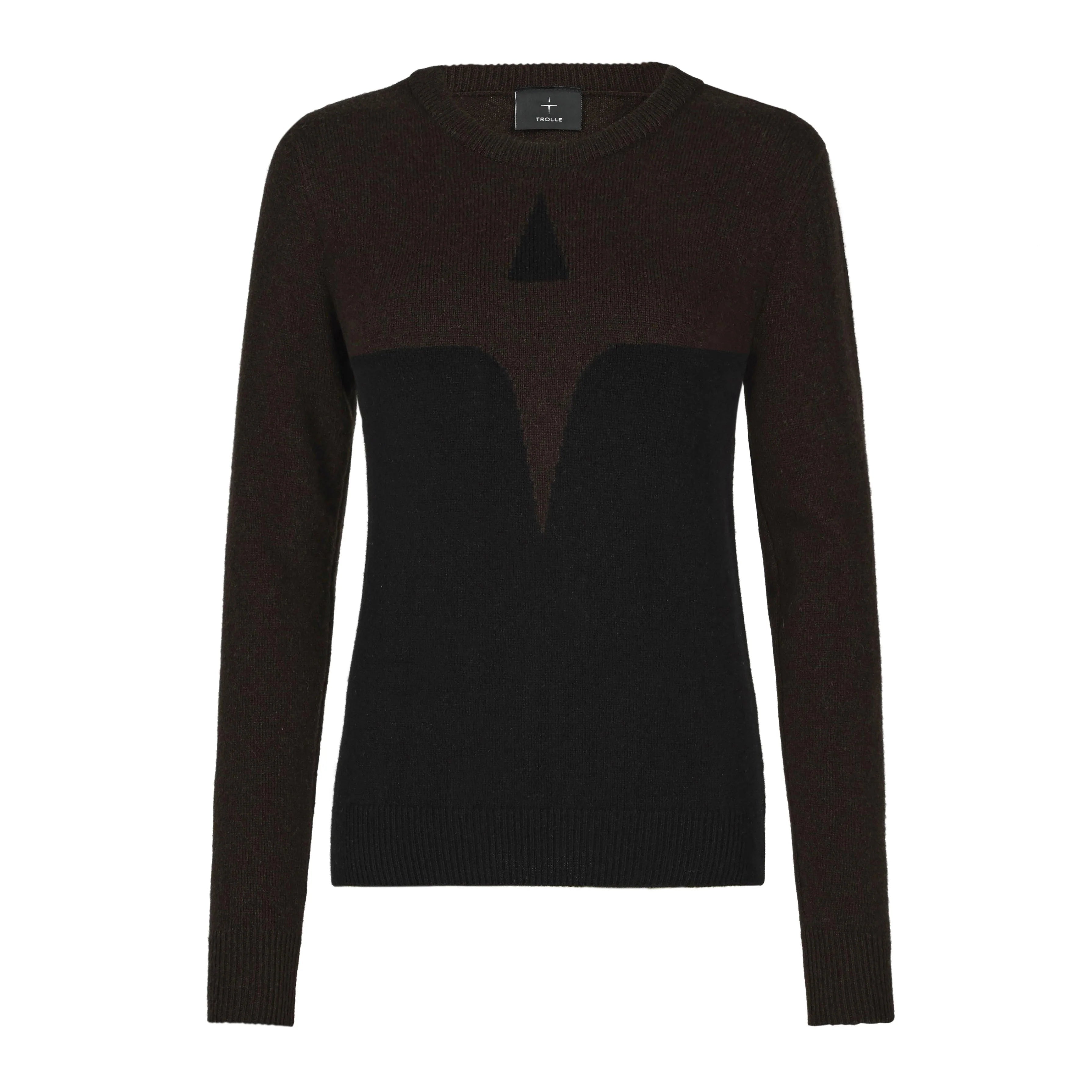 Trolle Cashmere & Wool Star Logo Sweater