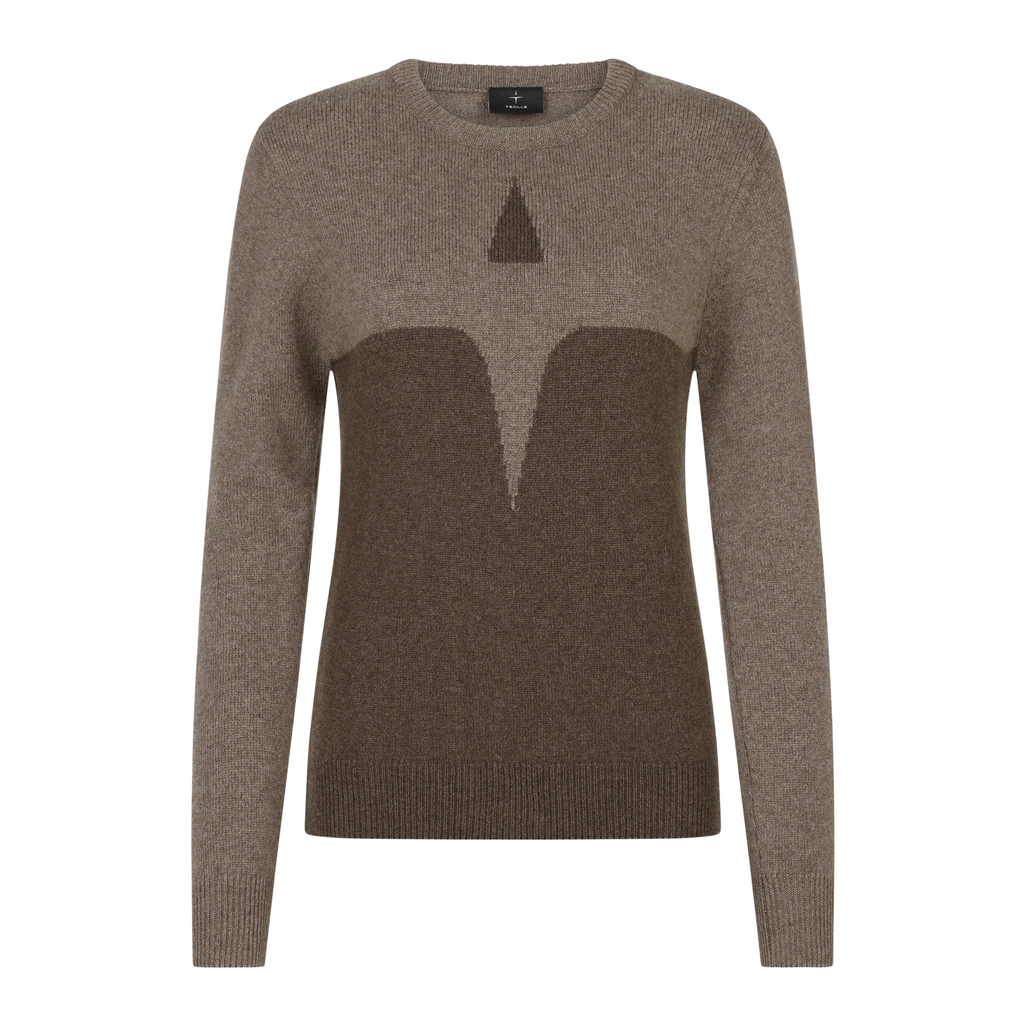 Trolle Cashmere & Wool Star Logo Sweater