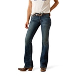 Ariat Women's Real Mid Rise Stretch Whipstitch Boot Cut Jeans