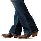 Ariat Women's Real Mid Rise Stretch Whipstitch Boot Cut Jeans