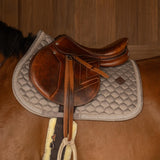 Kentucky Horsewear Classic Onion Plaited Glitter Rope Saddle Pad  - Jumping