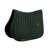 Kentucky Horsewear Velvet Saddle Pad Mini Pearls - Jumping