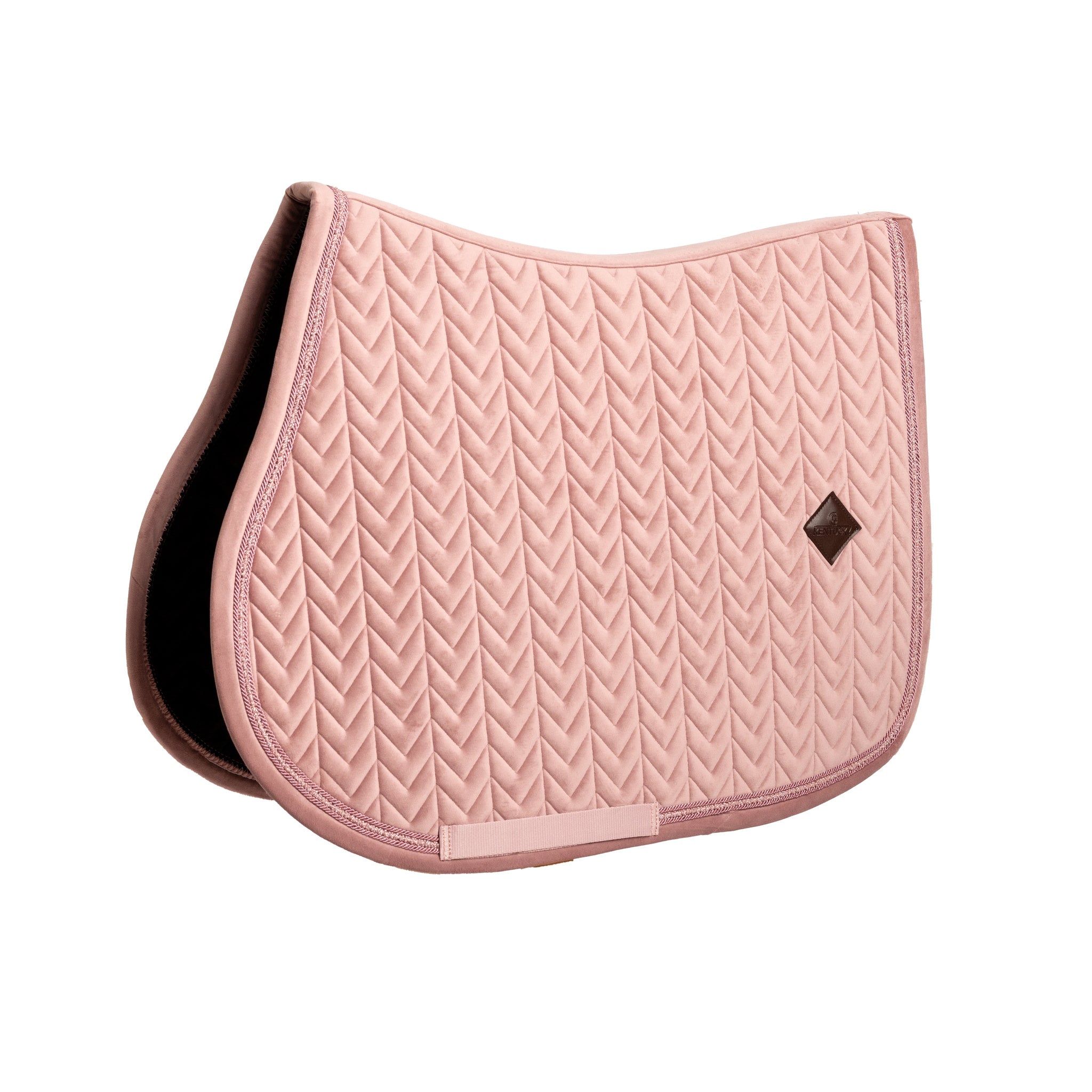 Kentucky Horsewear Velvet Saddle Pad Mini Pearls - Jumping