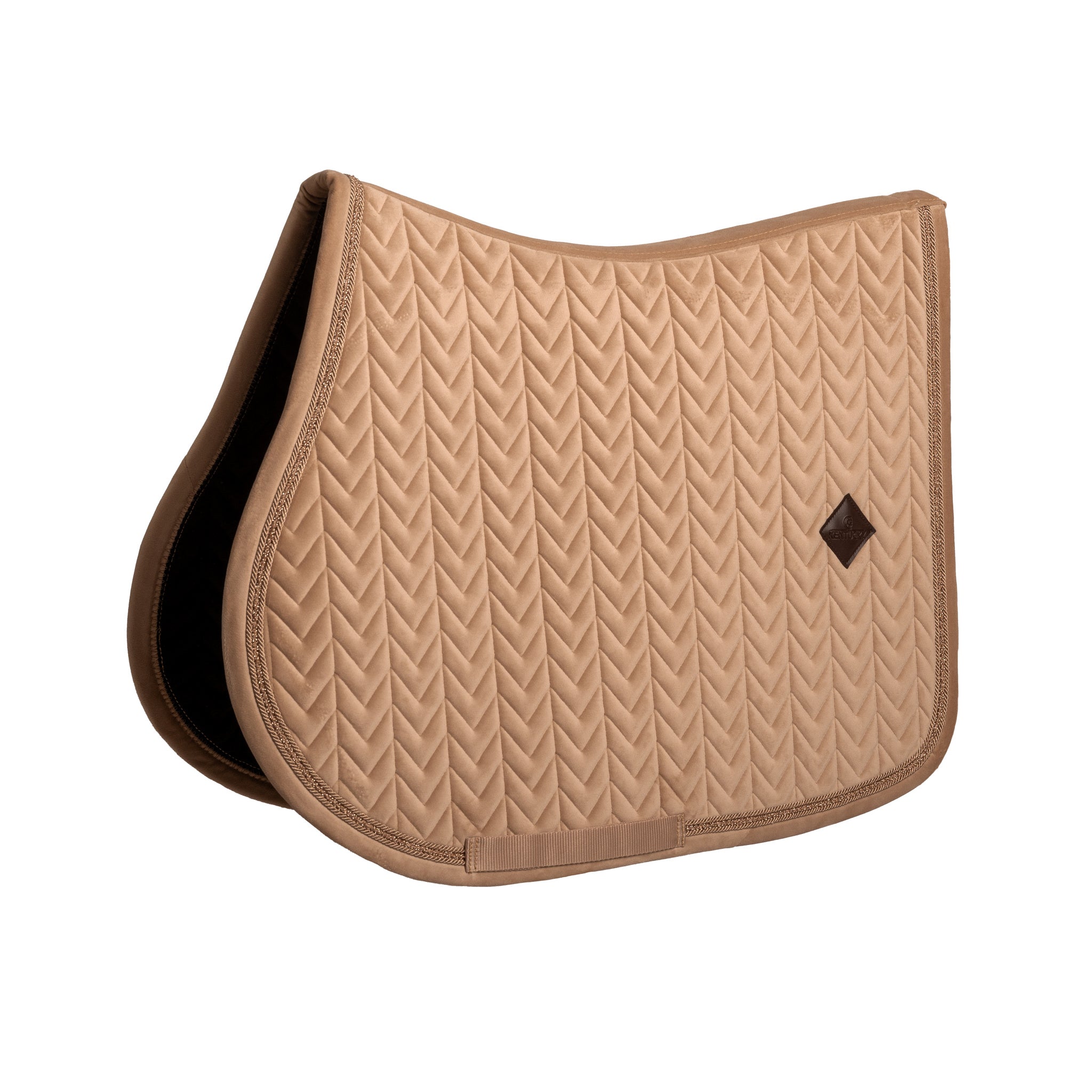 Kentucky Horsewear Velvet Saddle Pad Mini Pearls - Jumping