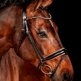 Waldhausen XLine Bridle Black/Rose Gold