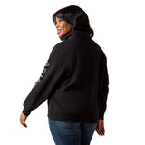 Ariat Womens Foundation Logo 1/2 Zip Sweatshirt