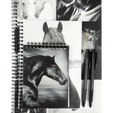 Spencil Stationary Set-Black & White Horses