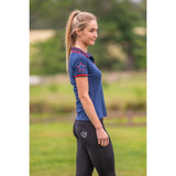 BARE Star Polo Navy & Red - Child