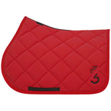 CT Team Red Stripe Quilted Saddlecloth -Jumping