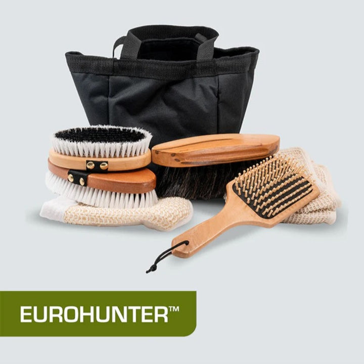 Eurohunter Wooden Grooming Tools and Bag
