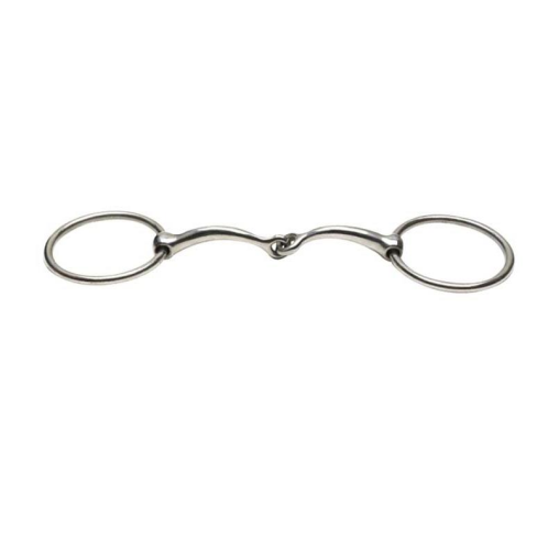 Curved Mouth Loose Ring Snaffle