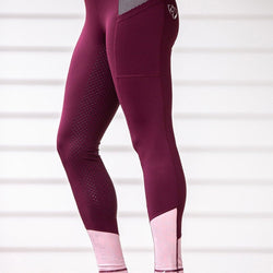 BARE Equestrian Performance Tights-Ruby Rose