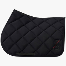 CT Team Red Stripe Quilted Saddlecloth -Jumping
