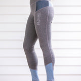BARE Youth Performance Tights- Grey Ice