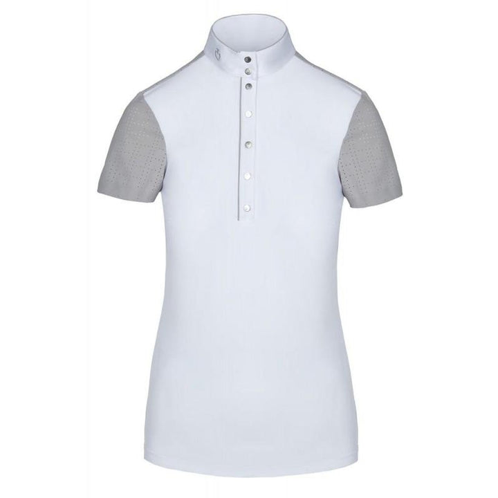 Cavalleria Toscana Perforated Sleeve Competition Polo
