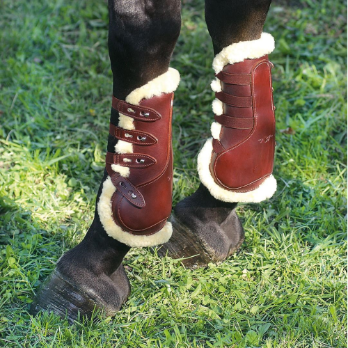 Equipe Pony Tendon Boots Fleece - Stud -  Equipe